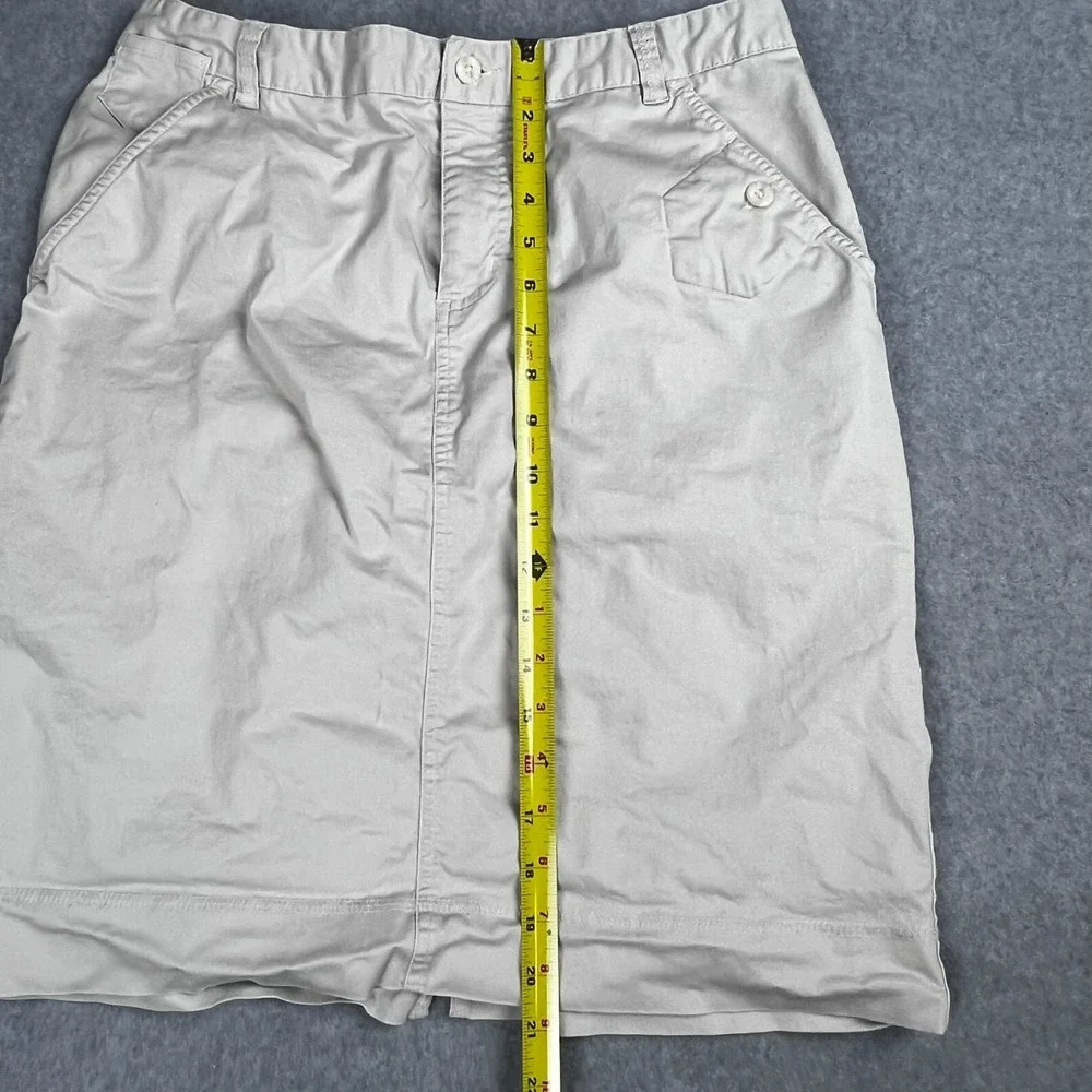 Columbia Sportswear: Khaki Knee Length Skirt Women 10 READ - Picture 5 of 9